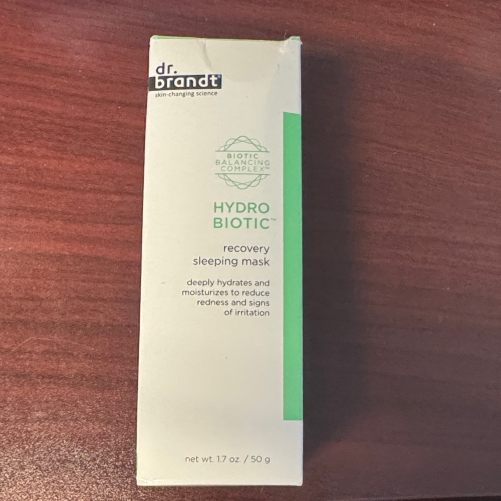 Dr. Brandt Hydro Biotic Recovery Mask - Cream and Green